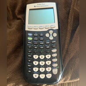 Texas Instruments t1-84 plus calculator. Used but in good condition